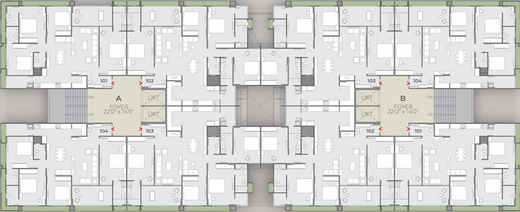 Floor Plan of Shilp Paradise in Bodakdev, Ahmedabad - Image 26171