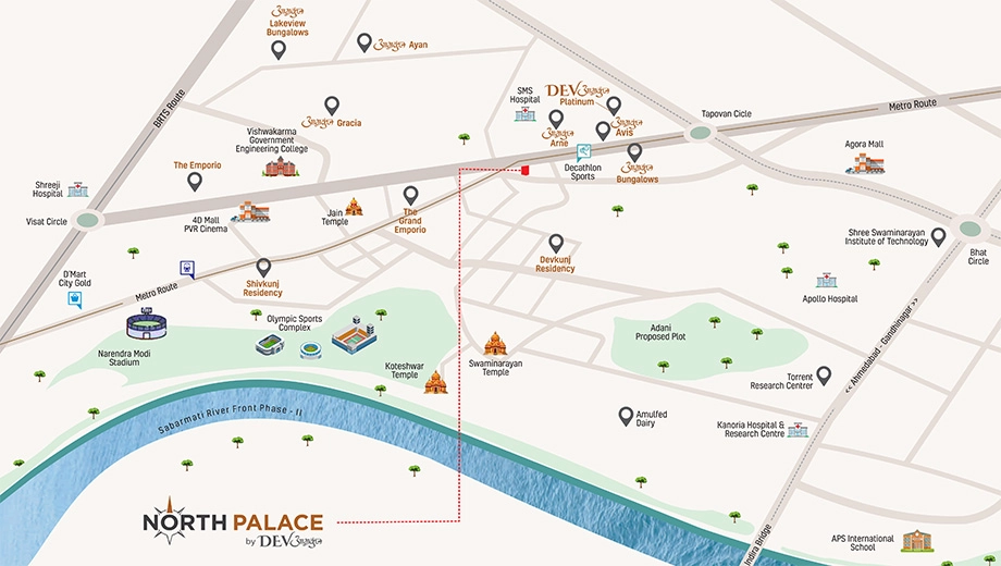 Location of Avis North Palace - Image 389621