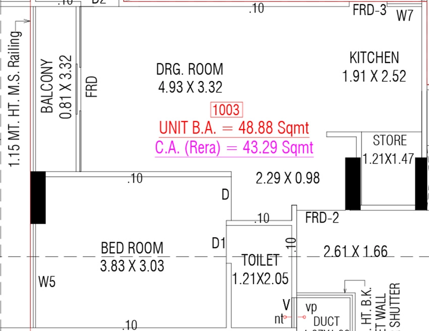 1 BHK Flat in Bliss Copper Sky in Nana Chiloda, Ahmedabad - Image 912180