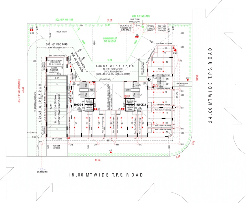 Master Plan of Commercial Bliss Copper Sky in Nana Chiloda, Ahmedabad - Image 389660