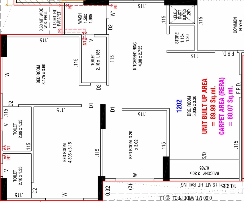 2 BHK Flat in Captown Enver in Ambli, Ahmedabad - Image 912191