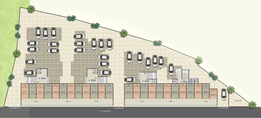 Master Plan of Commercial Leena Heritage in Khopoli, Navi Mumbai - Image 389817
