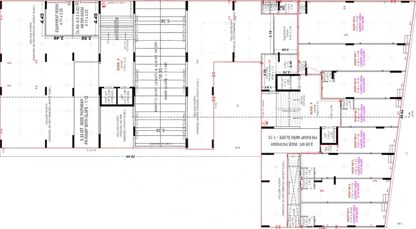 Floor Plan of Commercial Saanvi Maple Vivanta in Nana Chiloda, Ahmedabad - Image 389713