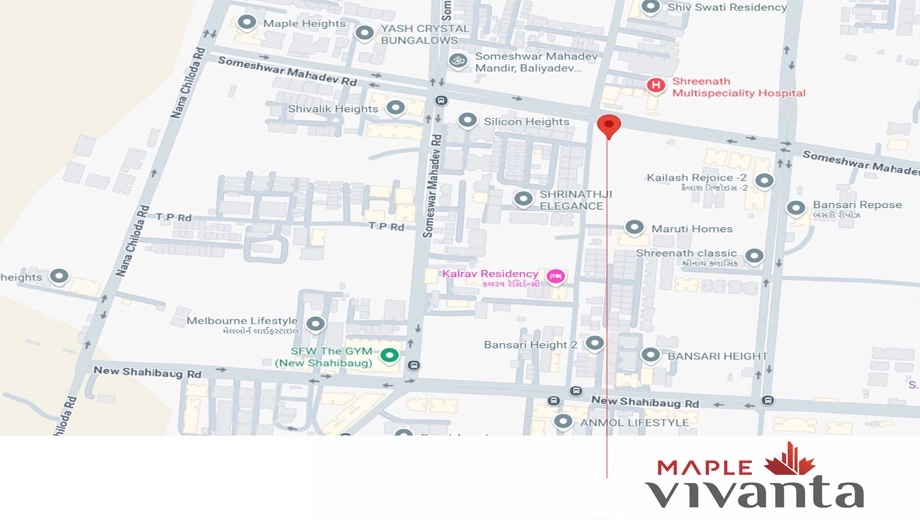 Location of Commercial Saanvi Maple Vivanta - Image 389712