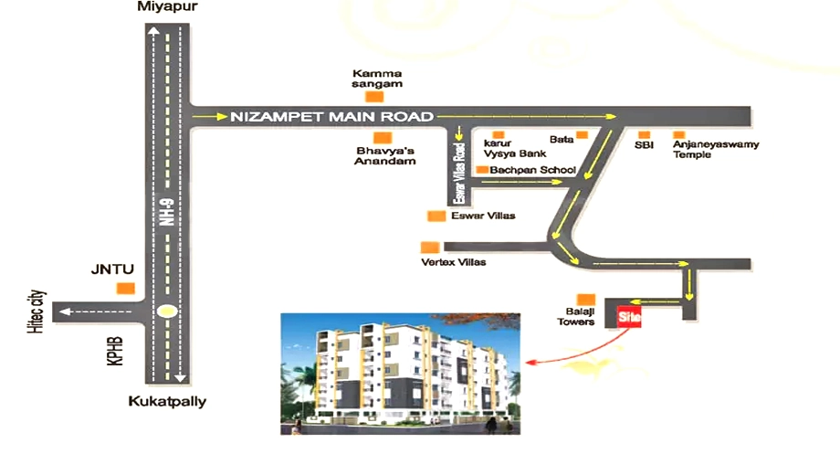 Location of Umas Aakruthi Mansion - Image 390070