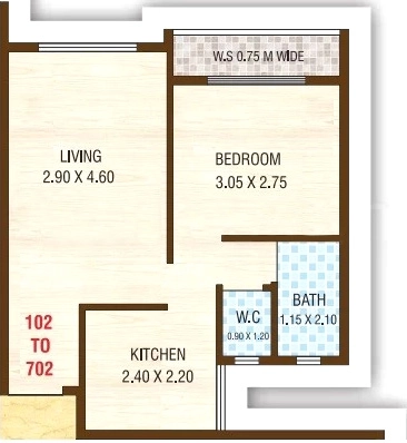 1 BHK Flat in Krishna Residency in Khopoli, Navi Mumbai - Image 912244