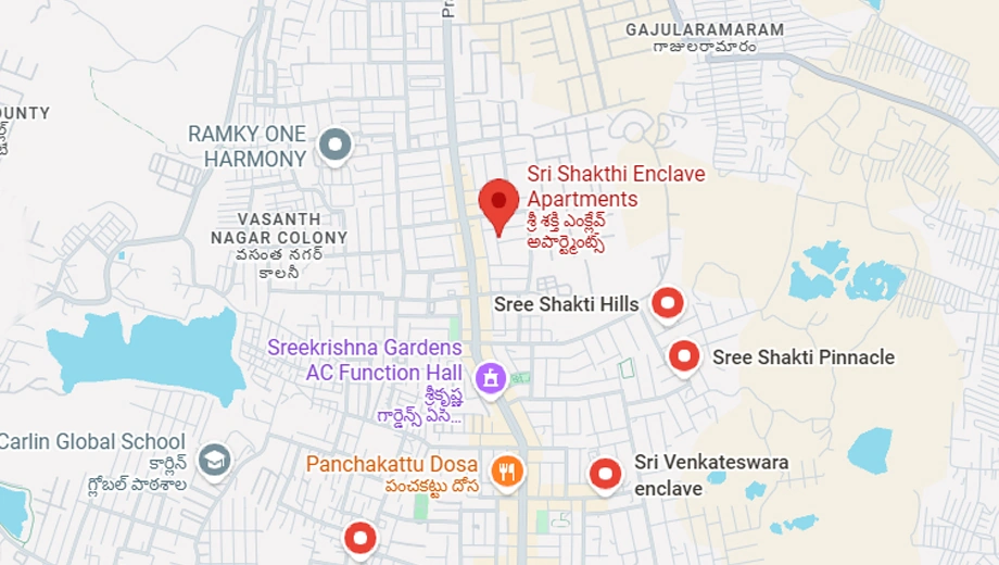 Location of Sree Shakti Enclave - Image 390023