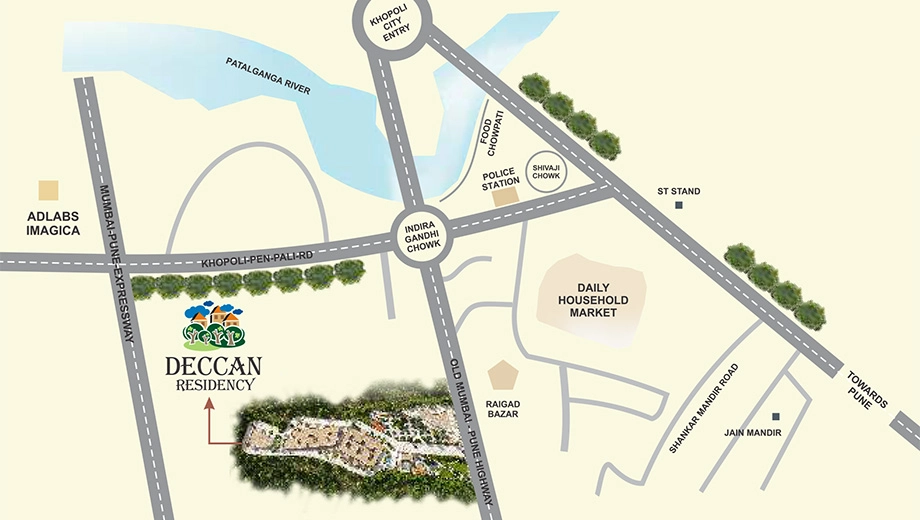 Location of Ufasa Deccan Residency in Khopoli, Navi Mumbai - Image 389862