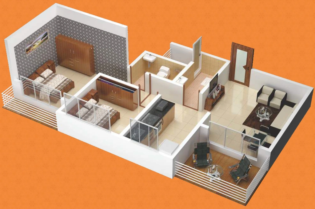 2 BHK Flat in Bhakti Bellavue in Khopoli, Navi Mumbai - Image 912262