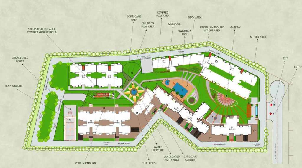 Master Plan of Acme Emerald Court in Mohali, Chandigarh - Image 389784