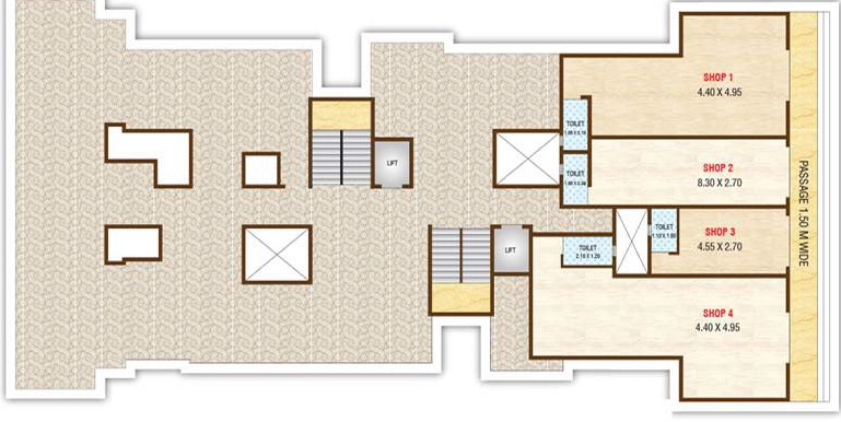 Floor Plan of Commercial Krishna Residency in Khopoli, Navi Mumbai - Image 390117