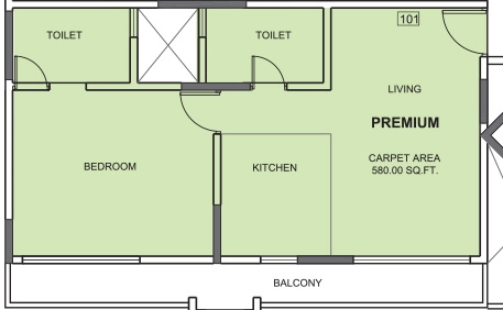 1 BHK Flat in Nirvana Alive in Khopoli, Navi Mumbai - Image 912396