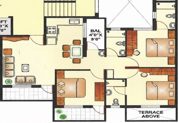 3 BHK Flat in Immaculate Mountain View Residency in Khopoli, Navi Mumbai - Image 912398