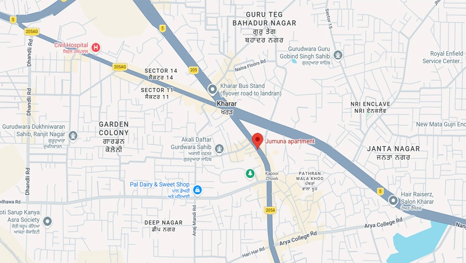 Location of Jamuna Apartments - Image 389937