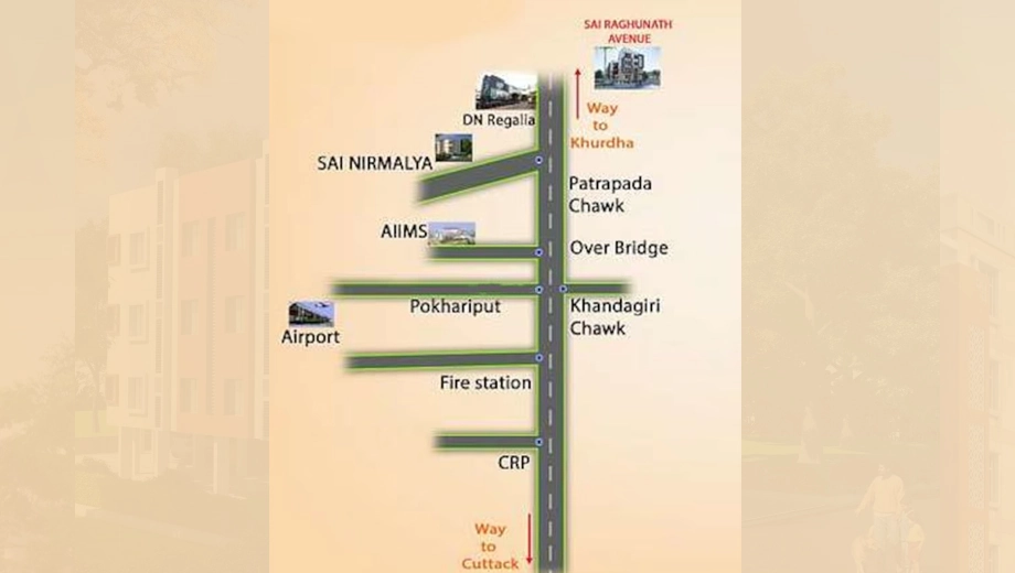Location of Sri Sai Nirmalya - Image 390533