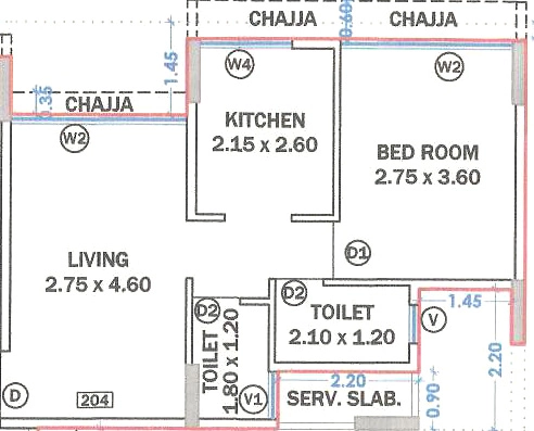 1 BHK Flat in Wellwisher Royal City in Khopoli, Navi Mumbai - Image 912436
