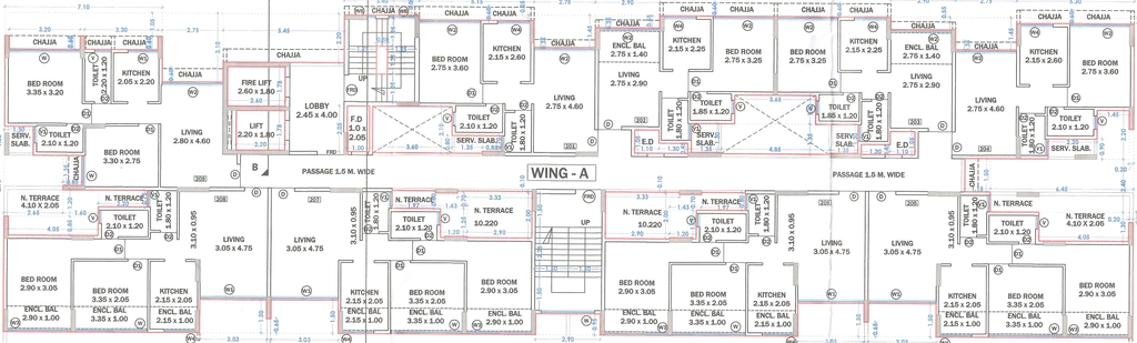 Floor Plan of Wellwisher Royal City in Khopoli, Navi Mumbai - Image 390245