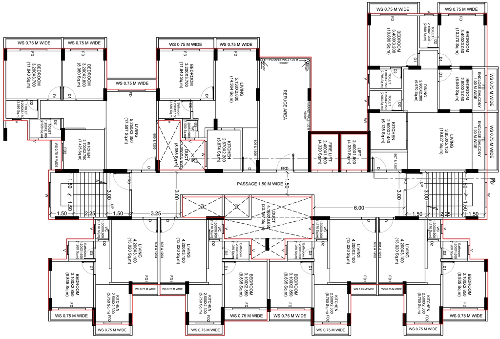 Floor Plan of Devbhumi Murlidhar Homes in Khopoli, Navi Mumbai - Image 390336