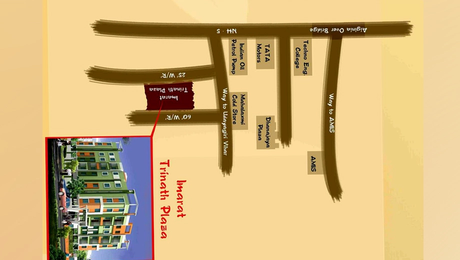 Location of Imarat Trinath Plaza - Image 390501