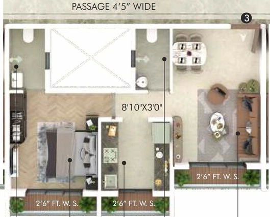1 BHK Flat in Aakash Heights in Khopoli, Navi Mumbai - Image 912473