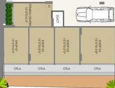 Floor Plan of Commercial Aakash Heights in Khopoli, Navi Mumbai - Image 390361