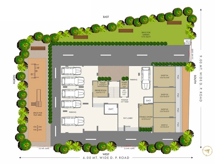 Master Plan of Commercial Aakash Heights in Khopoli, Navi Mumbai - Image 390362