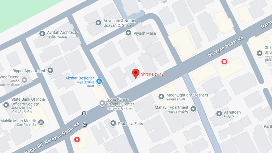 Location of Commercial Dev Shree Dev 42 - Image 390188