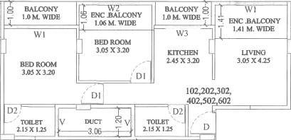 2 BHK Flat in Swaranjali Heights in Khopoli, Navi Mumbai - Image 912482