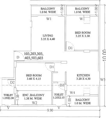 2 BHK Flat in Swaranjali Heights in Khopoli, Navi Mumbai - Image 912483