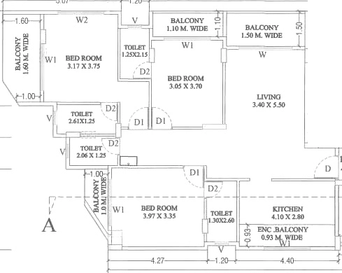 3 BHK Flat in Swaranjali Heights in Khopoli, Navi Mumbai - Image 912484