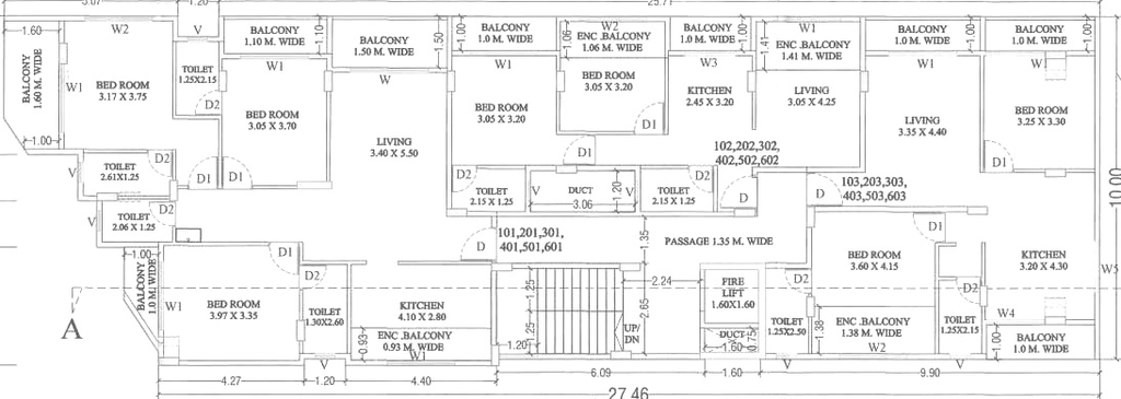 Floor Plan of Swaranjali Heights in Khopoli, Navi Mumbai - Image 390385