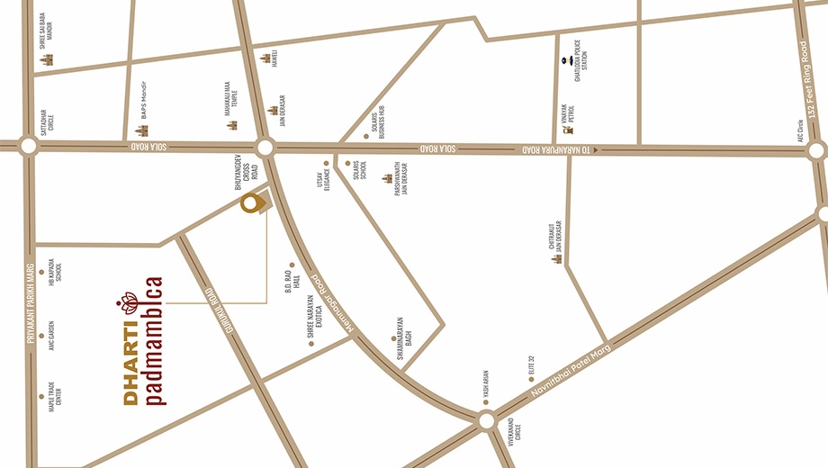 Location of Dharti Padmambica - Image 390208