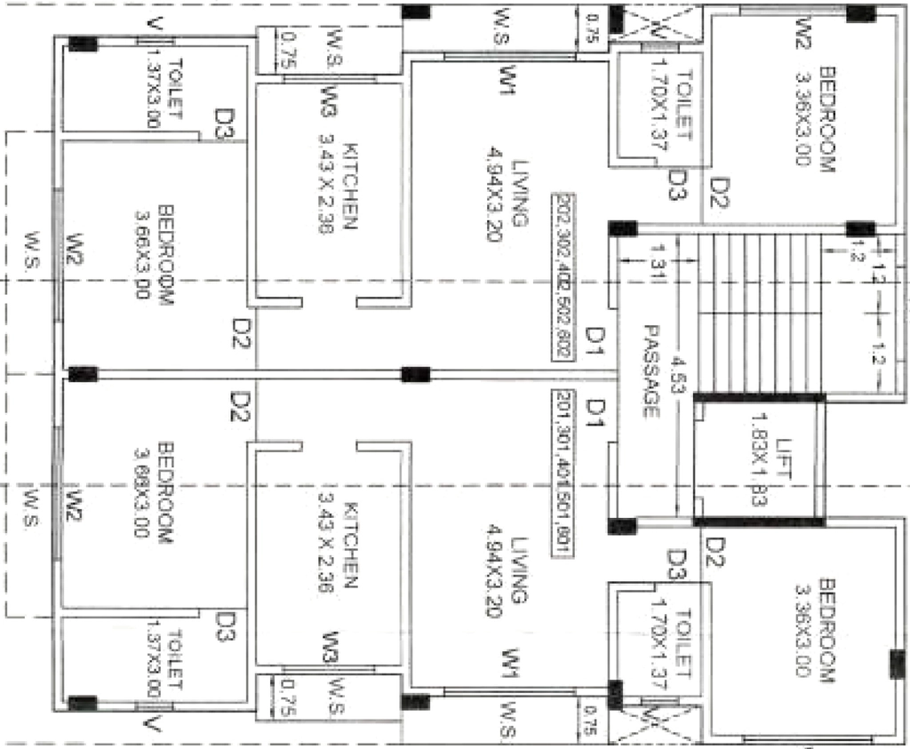 Floor Plan of B Kalyanji Callista in Khopoli, Navi Mumbai - Image 391783