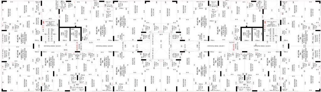 Floor Plan of GB Florra Lavish in Lambha, Ahmedabad - Image 390227