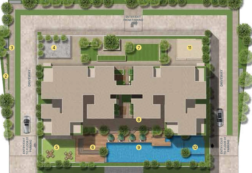 Master Plan of Sobha Avalon in Gift City, Gandhinagar - Image 28278