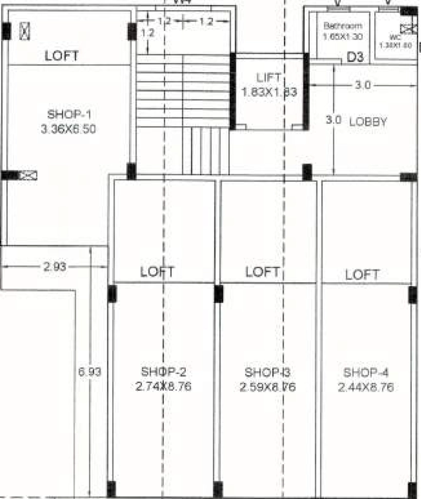 Floor Plan of Commercial B Kalyanji Callista in Khopoli, Navi Mumbai - Image 391787