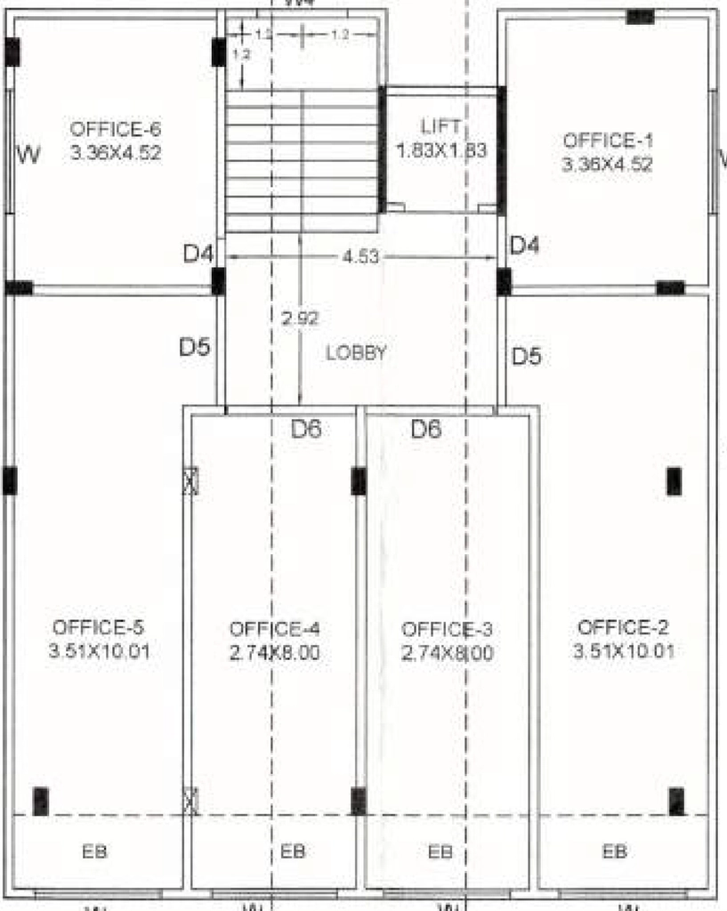 Floor Plan of Commercial B Kalyanji Callista in Khopoli, Navi Mumbai - Image 391788
