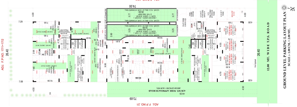 Master Plan of Commercial GB Florra Lavish in Lambha, Ahmedabad - Image 390242