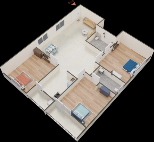 2 BHK Flat in Swastik Enclave in Tamando, Bhubaneswar - Image 915685