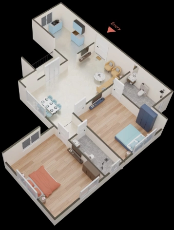 2 BHK Flat in Swastik Enclave in Tamando, Bhubaneswar - Image 915686