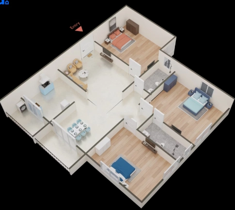 3 BHK Flat in Swastik Enclave in Tamando, Bhubaneswar - Image 915688