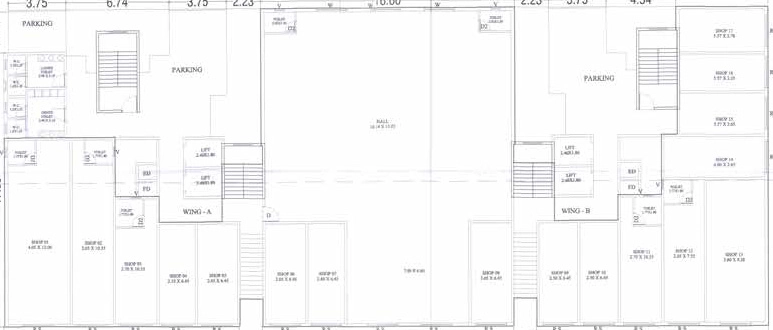Floor Plan of Commercial Ashiyana Infinity in Khopoli, Navi Mumbai - Image 391773