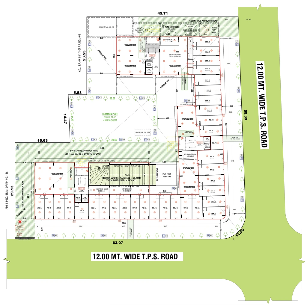 Master Plan of Commercial Greenearth Pragati Two in Narolgam, Ahmedabad - Image 390270