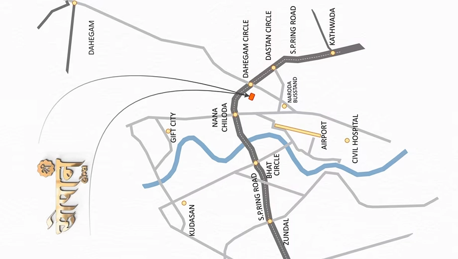 Location of HR Shree Sopan Homes - Image 390278