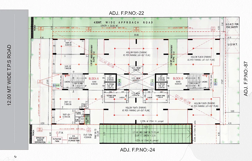 Master Plan of Commercial HR Shree Sopan Homes in GIDC Naroda, Ahmedabad - Image 390289