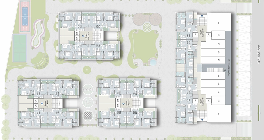 Master Plan of Happy Sky 97 in Shela, Ahmedabad - Image 390307