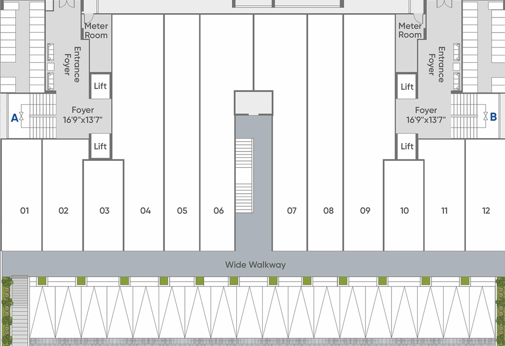 Floor Plan of Commercial Happy Sky 97 in Shela, Ahmedabad - Image 390314