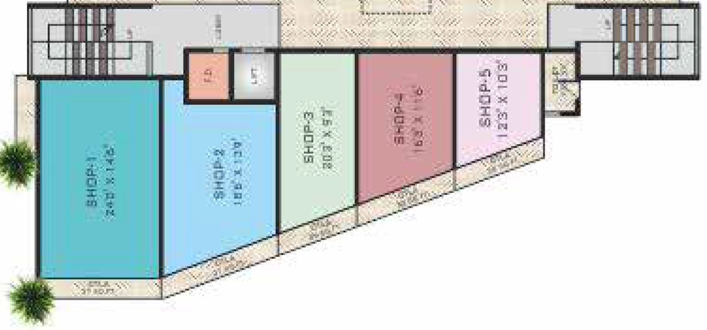 Floor Plan of Commercial Trust Buildcon Raghunath Vihar in Khopoli, Navi Mumbai - Image 391484