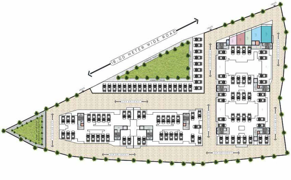 Master Plan of Commercial Trust Buildcon Raghunath Vihar in Khopoli, Navi Mumbai - Image 391485