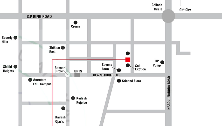 Location of Jal Highland Heights - Image 390343